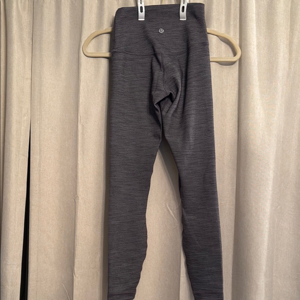 Lululemon Athletica High Waist Gray Leggings Stretch Fit